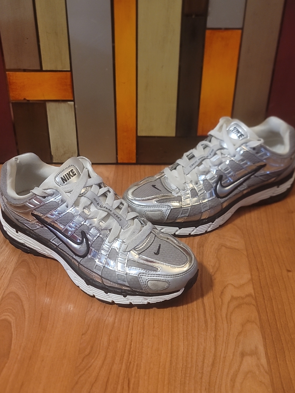 Nike P-6000 Metallic Silver M8